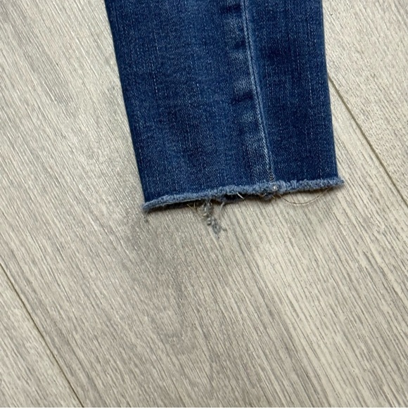 American Eagle Outfitters Super Hi-Rise Jegging Crop Blue Jeans - Picture 3 of 11